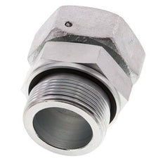 42L & G1-1/2'' Verzinkter Stahl Gerades Drehgelenk mit Außengewinde 160 bar NBR O-Ring Dichtungskonus Einstellbar ISO 8434-1