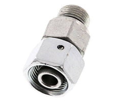 12S & G3/8'' Verzinkter Stahl Gerades Drehgelenk mit Außengewinde 630 bar NBR O-Ring Dichtungskonus Einstellbar ISO 8434-1