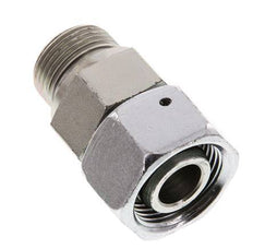 20S & G3/4'' Verzinkter Stahl Gerades Drehgelenk mit Außengewinde 400 bar NBR O-Ring Dichtungskonus Einstellbar ISO 8434-1