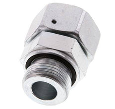 25S & G1'' Verzinkter Stahl Gerades Drehgelenk mit Außengewinde 400 bar NBR O-Ring Dichtungskonus Einstellbar ISO 8434-1