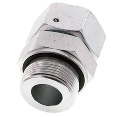 30S & G1-1/4'' Verzinkter Stahl Gerades Drehgelenk mit Außengewinde 400 bar NBR O-Ring Dichtungskonus Einstellbar ISO 8434-1