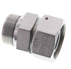 38S & G1-1/2'' Verzinktes Stahl-Drehgelenk mit Außengewinde 315 bar NBR O-Ring Dichtungskonus Einstellbar ISO 8434-1