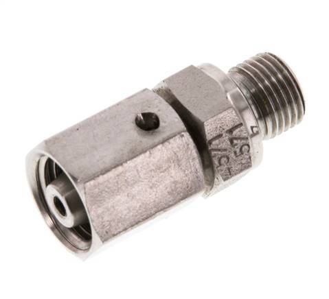 6L & G1/8'' Edelstahl-Drehgelenk mit Außengewinde 315 bar FKM O-Ring-Dichtkonus Einstellbar ISO 8434-1