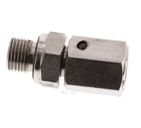 6L & G1/8'' Edelstahl-Drehgelenk mit Außengewinde 315 bar FKM O-Ring-Dichtkonus Einstellbar ISO 8434-1