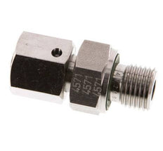 8L & G1/4'' Edelstahl-Drehgelenk mit Außengewinde 315 bar FKM O-Ring-Dichtkonus Einstellbar ISO 8434-1