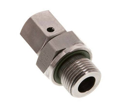 8L & G3/8'' Edelstahl-Drehgelenk mit Außengewinde 315 bar FKM O-Ring-Dichtkonus Einstellbar ISO 8434-1