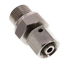 8L & G3/8'' Edelstahl-Drehgelenk mit Außengewinde 315 bar FKM O-Ring-Dichtkonus Einstellbar ISO 8434-1