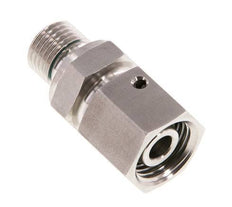 10L & G1/4'' Edelstahl-Drehgelenk mit Außengewinde 315 bar FKM O-Ring-Dichtkonus Einstellbar ISO 8434-1