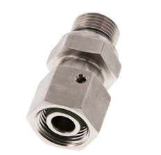 12L & G3/8'' Edelstahl-Drehgelenk mit Außengewinde 315 bar FKM O-Ring-Dichtkonus Einstellbar ISO 8434-1