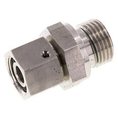 12L & G1/2'' Stainless Steel Straight Swivel with Male Threads 315 bar FKM O-ring Sealing Cone Adjustable ISO 8434-1