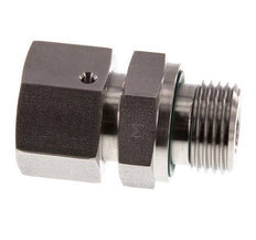 15L & G1/2'' Edelstahl gerade drehbar mit Außengewinde 315 bar FKM O-Ring Dichtungskonus Einstellbar ISO 8434-1