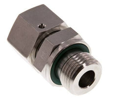 15L & G1/2'' Edelstahl gerade drehbar mit Außengewinde 315 bar FKM O-Ring Dichtungskonus Einstellbar ISO 8434-1