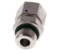 15L & G1/2'' Edelstahl gerade drehbar mit Außengewinde 315 bar FKM O-Ring Dichtungskonus Einstellbar ISO 8434-1