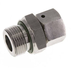 15L & G3/4'' Edelstahl gerade drehbar mit Außengewinde 315 bar FKM O-Ring Dichtungskonus Einstellbar ISO 8434-1