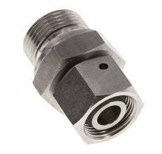 15L & G3/4'' Edelstahl gerade drehbar mit Außengewinde 315 bar FKM O-Ring Dichtungskonus Einstellbar ISO 8434-1