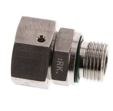 18L & G1/2'' Edelstahl gerade drehbar mit Außengewinde 315 bar FKM O-Ring Dichtungskonus Einstellbar ISO 8434-1