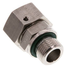 18L & G1/2'' Edelstahl gerade drehbar mit Außengewinde 315 bar FKM O-Ring Dichtungskonus Einstellbar ISO 8434-1