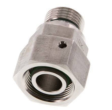 18L & G1/2'' Edelstahl gerade drehbar mit Außengewinde 315 bar FKM O-Ring Dichtungskonus Einstellbar ISO 8434-1