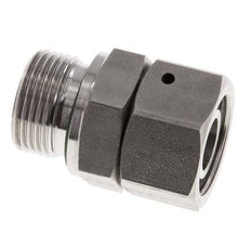 18L & G3/4'' Edelstahl gerade drehbar mit Außengewinde 315 bar FKM O-Ring Dichtungskonus Einstellbar ISO 8434-1