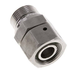 18L & G3/4'' Edelstahl gerade drehbar mit Außengewinde 315 bar FKM O-Ring Dichtungskonus Einstellbar ISO 8434-1