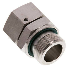 28L & G1'' Edelstahl-Drehgelenk mit Außengewinde 160 bar FKM O-Ring-Dichtkonus Einstellbar ISO 8434-1