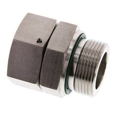 35L & G1-1/4'' Edelstahl-Drehgelenk mit Außengewinde 160 bar FKM O-Ring-Dichtkonus Einstellbar ISO 8434-1