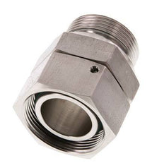 35L & G1-1/4'' Edelstahl-Drehgelenk mit Außengewinde 160 bar FKM O-Ring-Dichtkonus Einstellbar ISO 8434-1