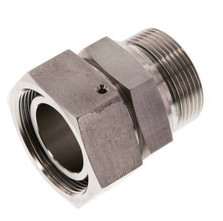 42L & G1-1/2'' Edelstahl-Drehgelenk mit Außengewinde 160 bar FKM O-Ring-Dichtkonus Einstellbar ISO 8434-1