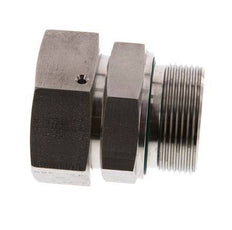 42L & G1-1/2'' Edelstahl-Drehgelenk mit Außengewinde 160 bar FKM O-Ring-Dichtkonus Einstellbar ISO 8434-1