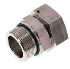 42L & G1-1/2'' Edelstahl-Drehgelenk mit Außengewinde 160 bar FKM O-Ring-Dichtkonus Einstellbar ISO 8434-1
