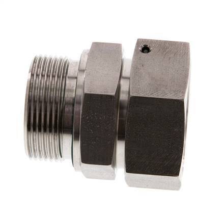 42L & G1-1/2'' Edelstahl-Drehgelenk mit Außengewinde 160 bar FKM O-Ring-Dichtkonus Einstellbar ISO 8434-1