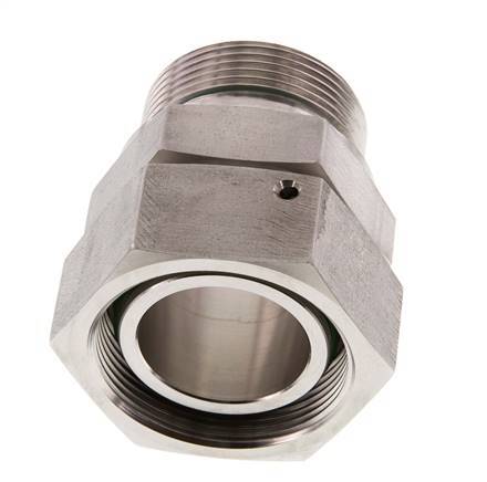 42L & G1-1/2'' Edelstahl-Drehgelenk mit Außengewinde 160 bar FKM O-Ring-Dichtkonus Einstellbar ISO 8434-1