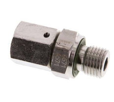 6S & G1/4'' Edelstahl-Drehgelenk mit Außengewinde 630 bar FKM O-Ring-Dichtkonus Einstellbar ISO 8434-1