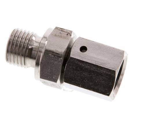 6S & G1/4'' Edelstahl-Drehgelenk mit Außengewinde 630 bar FKM O-Ring-Dichtkonus Einstellbar ISO 8434-1