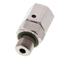 8S & G1/4'' Edelstahl-Drehgelenk mit Außengewinde 630 bar FKM O-Ring-Dichtkonus Einstellbar ISO 8434-1