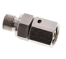 8S & G1/4'' Edelstahl-Drehgelenk mit Außengewinde 630 bar FKM O-Ring-Dichtkonus Einstellbar ISO 8434-1