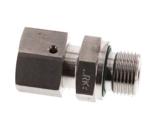 10S & G3/8'' Edelstahl-Drehgelenk mit Außengewinde 630 bar FKM O-Ring-Dichtkonus Einstellbar ISO 8434-1
