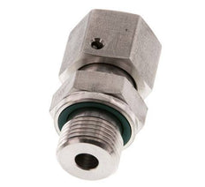 10S & G3/8'' Edelstahl-Drehgelenk mit Außengewinde 630 bar FKM O-Ring-Dichtkonus Einstellbar ISO 8434-1