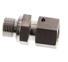 10S & G3/8'' Edelstahl-Drehgelenk mit Außengewinde 630 bar FKM O-Ring-Dichtkonus Einstellbar ISO 8434-1