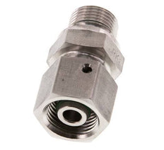 10S & G3/8'' Edelstahl-Drehgelenk mit Außengewinde 630 bar FKM O-Ring-Dichtkonus Einstellbar ISO 8434-1
