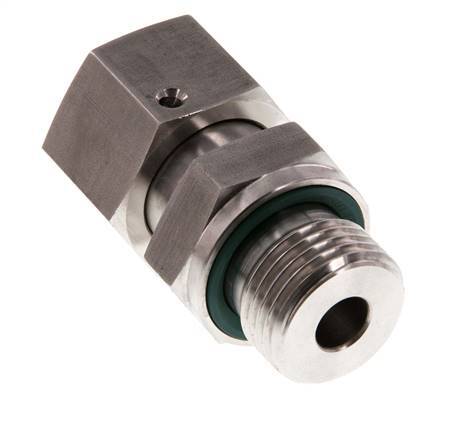 14S & G1/2'' Edelstahl-Drehgelenk mit Außengewinde 630 bar FKM O-Ring-Dichtkonus Einstellbar ISO 8434-1