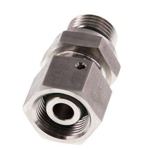 14S & G1/2'' Edelstahl-Drehgelenk mit Außengewinde 630 bar FKM O-Ring-Dichtkonus Einstellbar ISO 8434-1