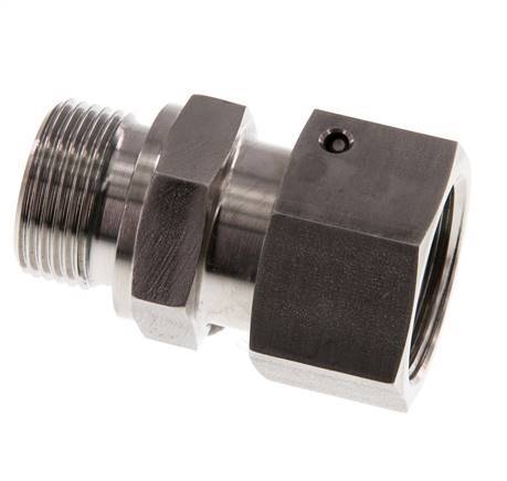 16S & G1/2'' Edelstahl-Drehgelenk mit Außengewinde 400 bar FKM O-Ring-Dichtkonus Einstellbar ISO 8434-1