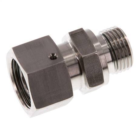 20S & G3/4'' Edelstahl-Drehgelenk mit Außengewinde 400 bar FKM O-Ring-Dichtkonus Einstellbar ISO 8434-1