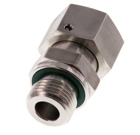 20S & G3/4'' Edelstahl-Drehgelenk mit Außengewinde 400 bar FKM O-Ring-Dichtkonus Einstellbar ISO 8434-1