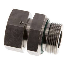 30S & G1-1/4'' Edelstahl-Drehgelenk mit Außengewinde 400 bar FKM O-Ring-Dichtkonus Einstellbar ISO 8434-1