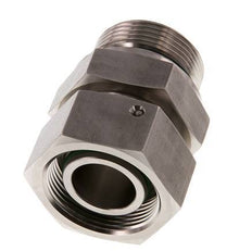 30S & G1-1/4'' Edelstahl-Drehgelenk mit Außengewinde 400 bar FKM O-Ring-Dichtkonus Einstellbar ISO 8434-1