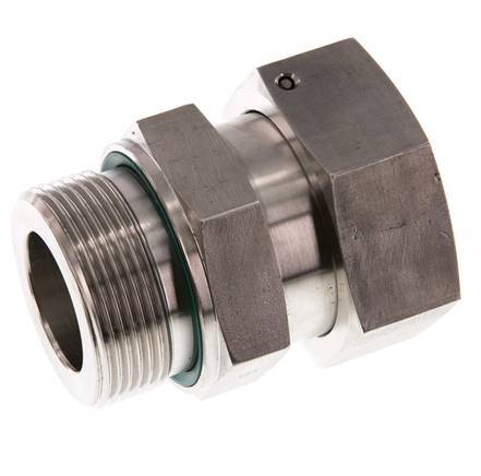 38S & G1-1/2'' Edelstahl-Drehgelenk mit Außengewinde 315 bar FKM O-Ring-Dichtkonus Einstellbar ISO 8434-1