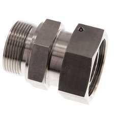 38S & G1-1/2'' Edelstahl-Drehgelenk mit Außengewinde 315 bar FKM O-Ring-Dichtkonus Einstellbar ISO 8434-1