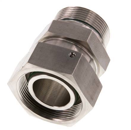 38S & G1-1/2'' Edelstahl-Drehgelenk mit Außengewinde 315 bar FKM O-Ring-Dichtkonus Einstellbar ISO 8434-1